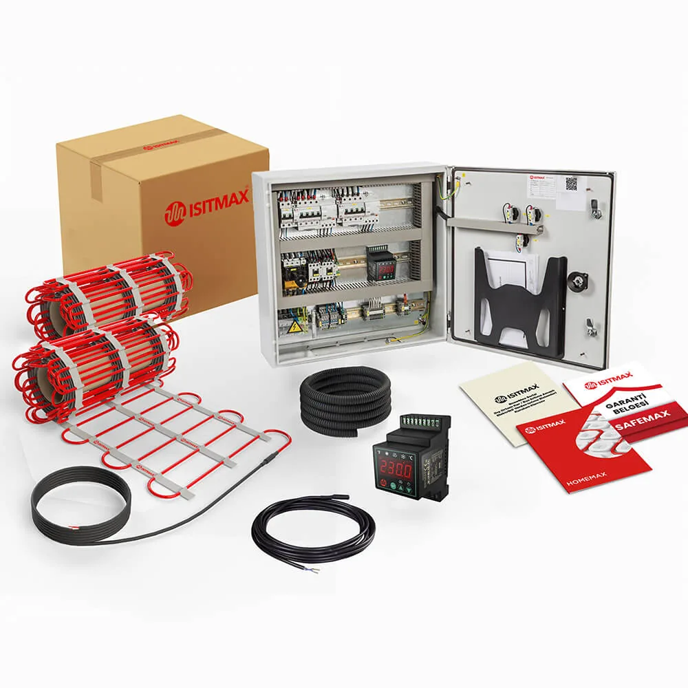 Snow and ice prevention heating set beneath concrete, Proline series